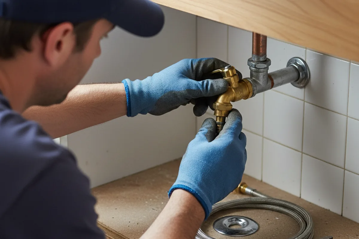 Shutoff valve and fitting work during Emergency Plumbing in Ridley Park